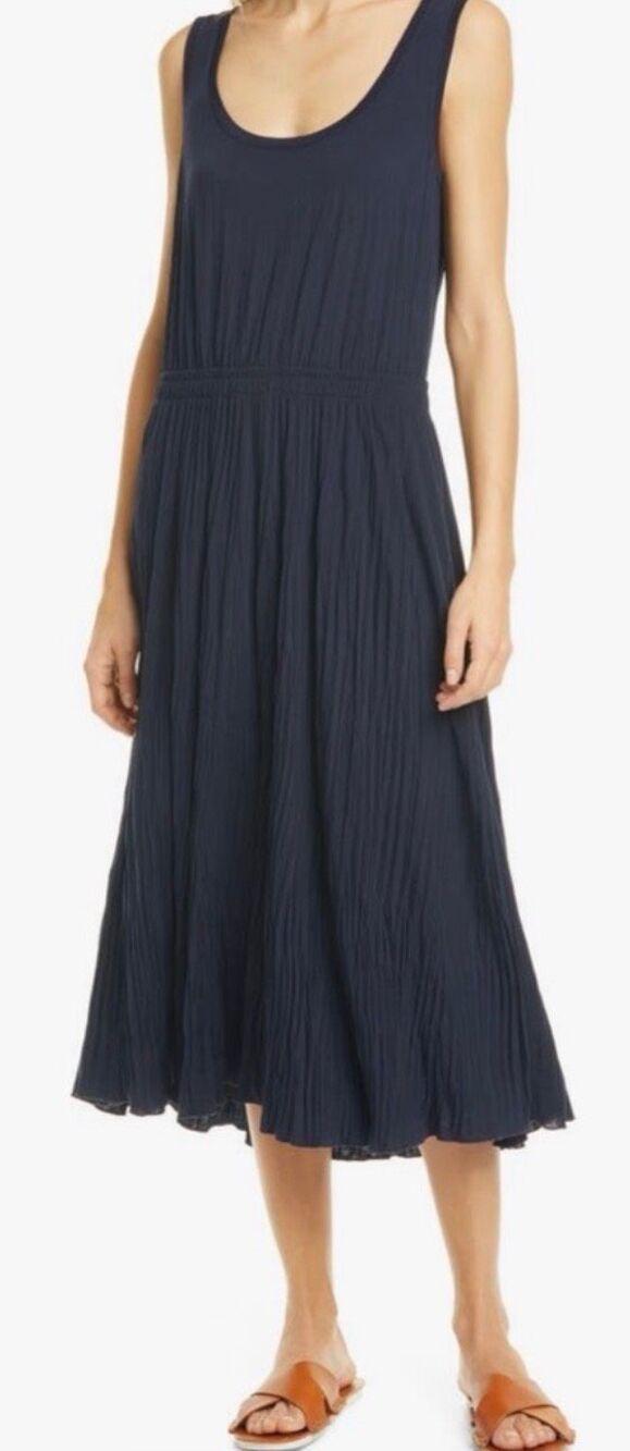 Vince Faux Wrap Black Long Sleeved Dress NWT Size Small